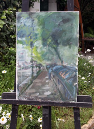 huile sur toile
